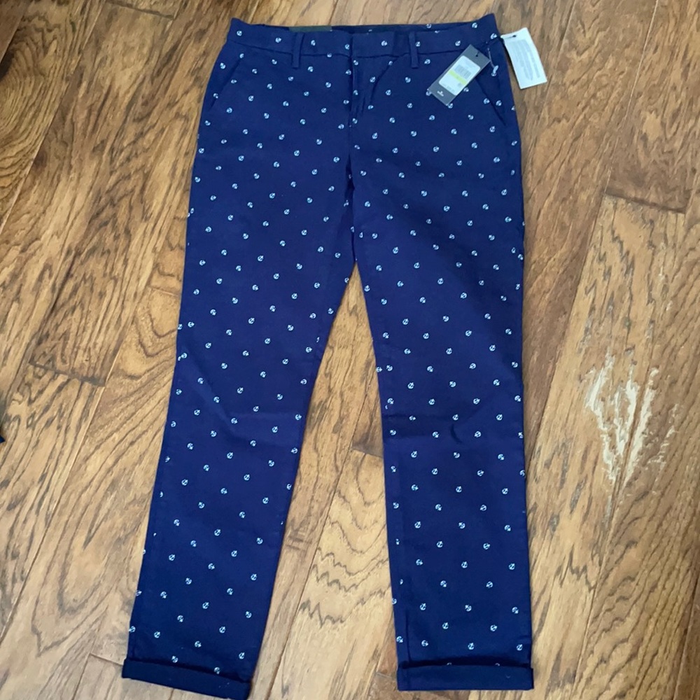 NWT - Nautical Anchor Crop Pants TOMMY Hilfiger
